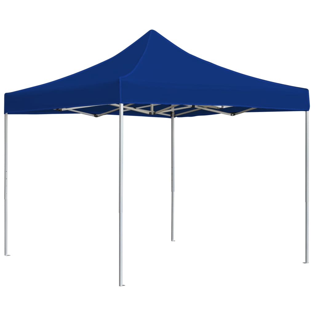 Vidaxl Partytent professionell faltbar 3x3 m Aluminiumblau