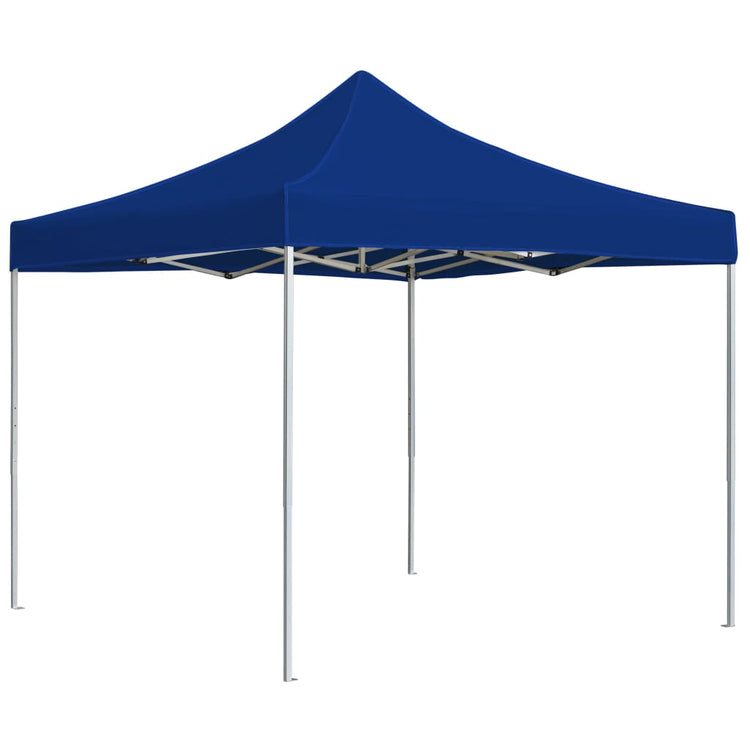 Vidaxl Partytent professionell faltbar 3x3 m Aluminiumblau