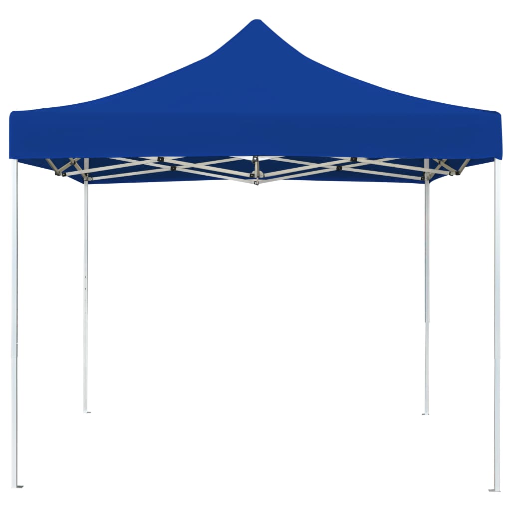 Vidaxl Partytent professionell faltbar 3x3 m Aluminiumblau
