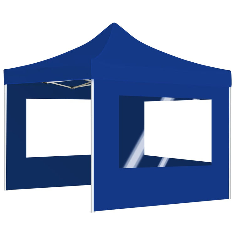 Vidaxl Partytent faltbar mit Wänden 3x3 m Aluminiumblau