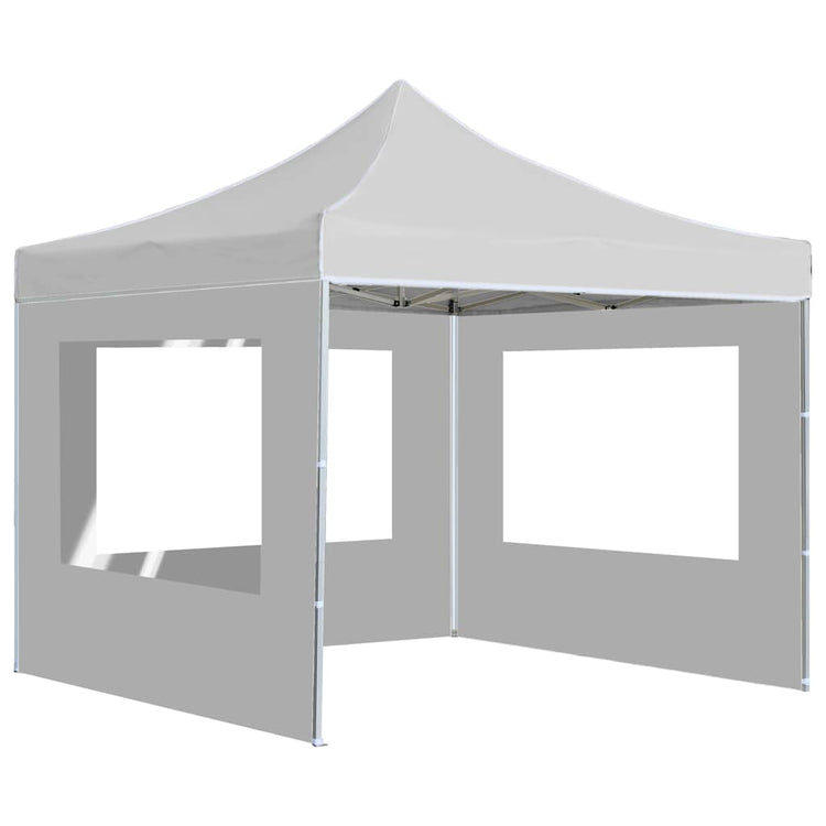 Vidaxl Partytent faltbar mit Wänden 3x3 M Aluminium Weiß
