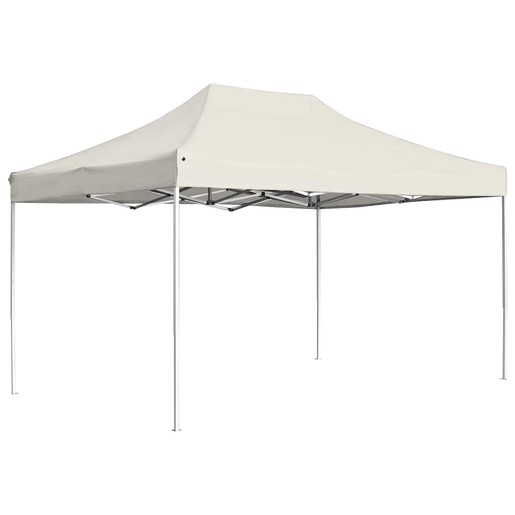 Vidaxl Partytent professionell faltbar 4,5 x 3 m Aluminiumcreme