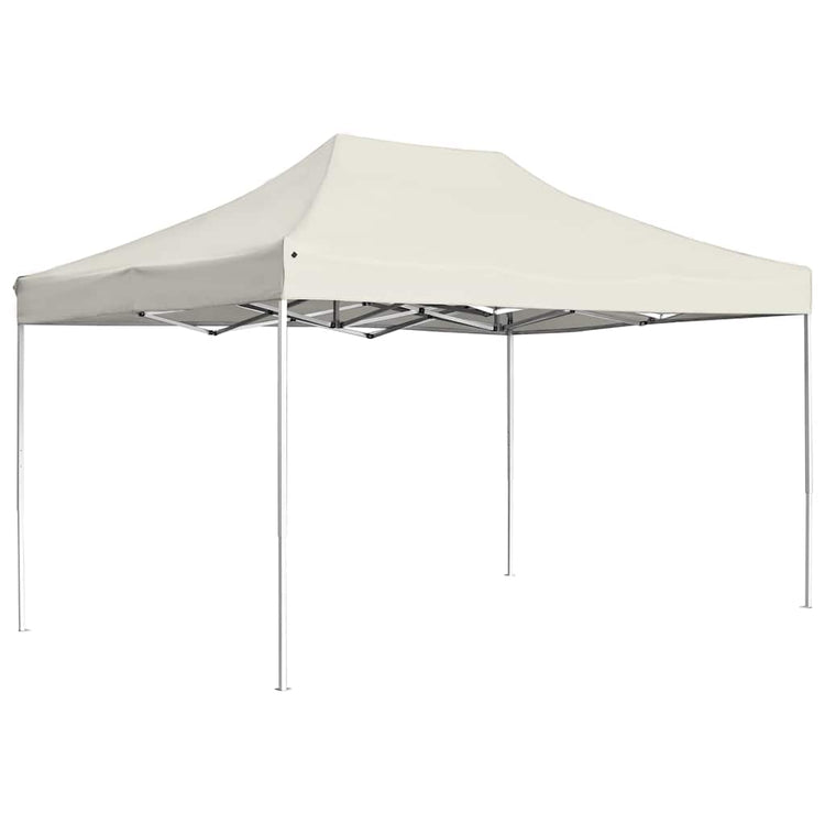 Vidaxl Partytent professionell faltbar 4,5 x 3 m Aluminiumcreme