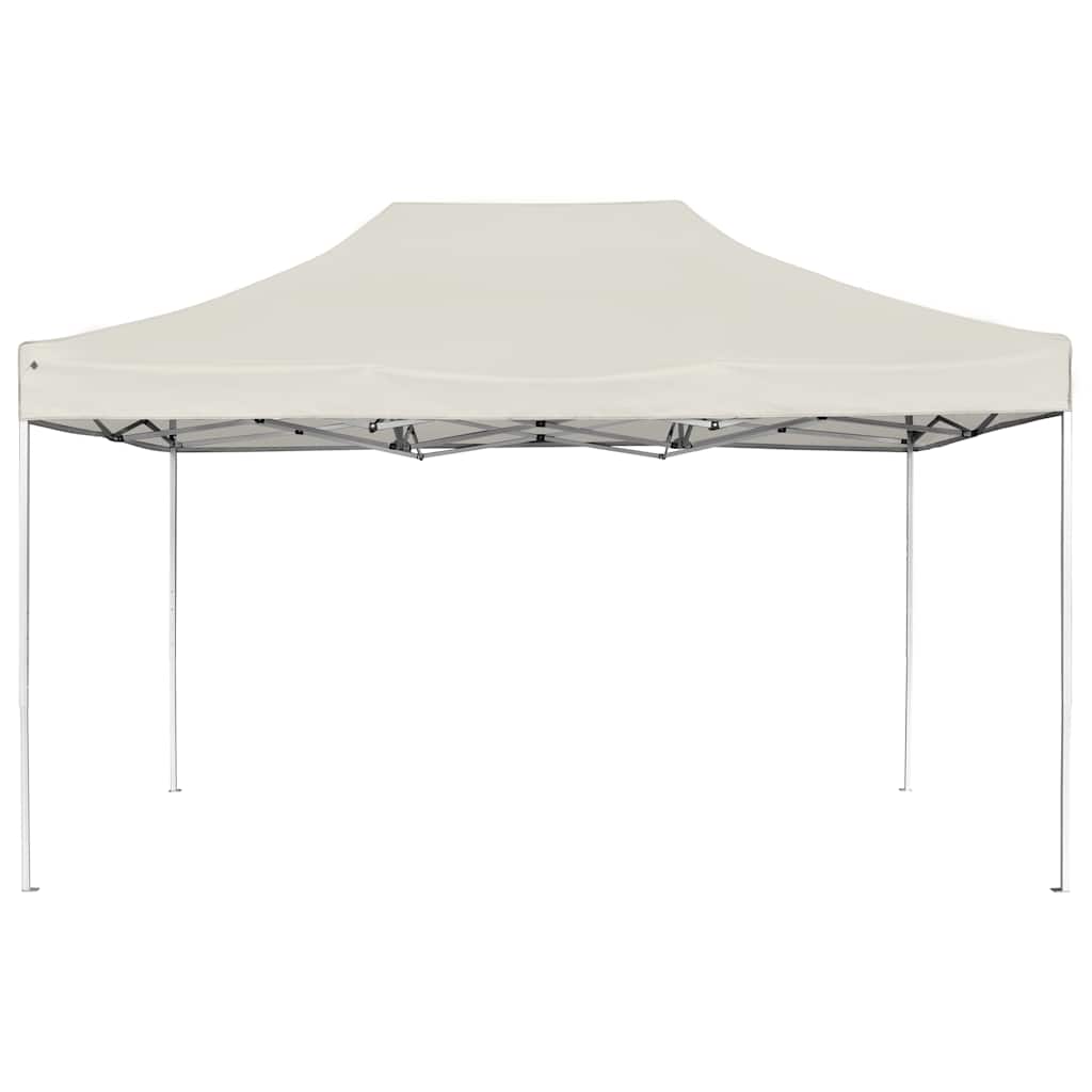 Vidaxl Partytent professionell faltbar 4,5 x 3 m Aluminiumcreme