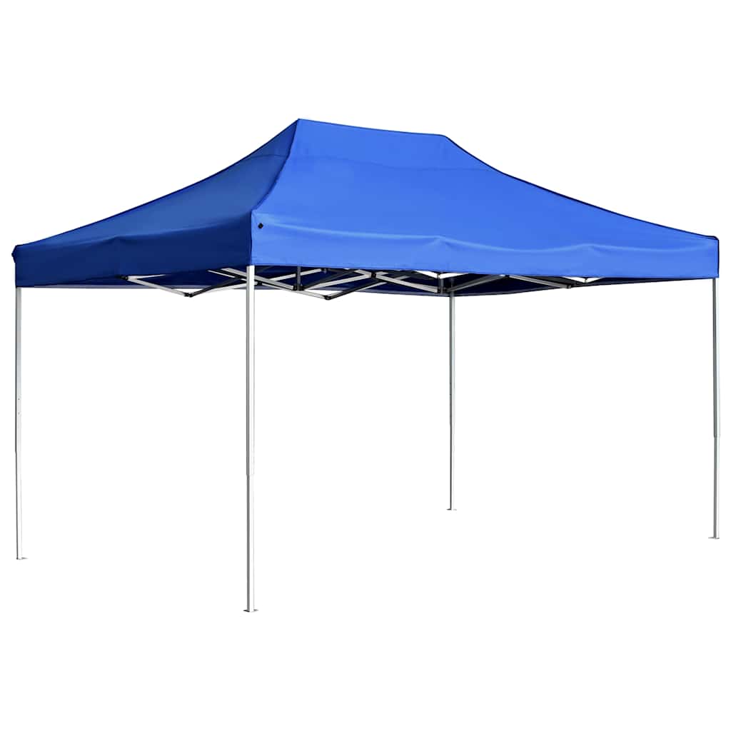 Vidaxl Partytent professionell faltbar 4,5 x 3 m Aluminiumblau
