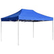 Vidaxl Partytent professionell faltbar 4,5 x 3 m Aluminiumblau