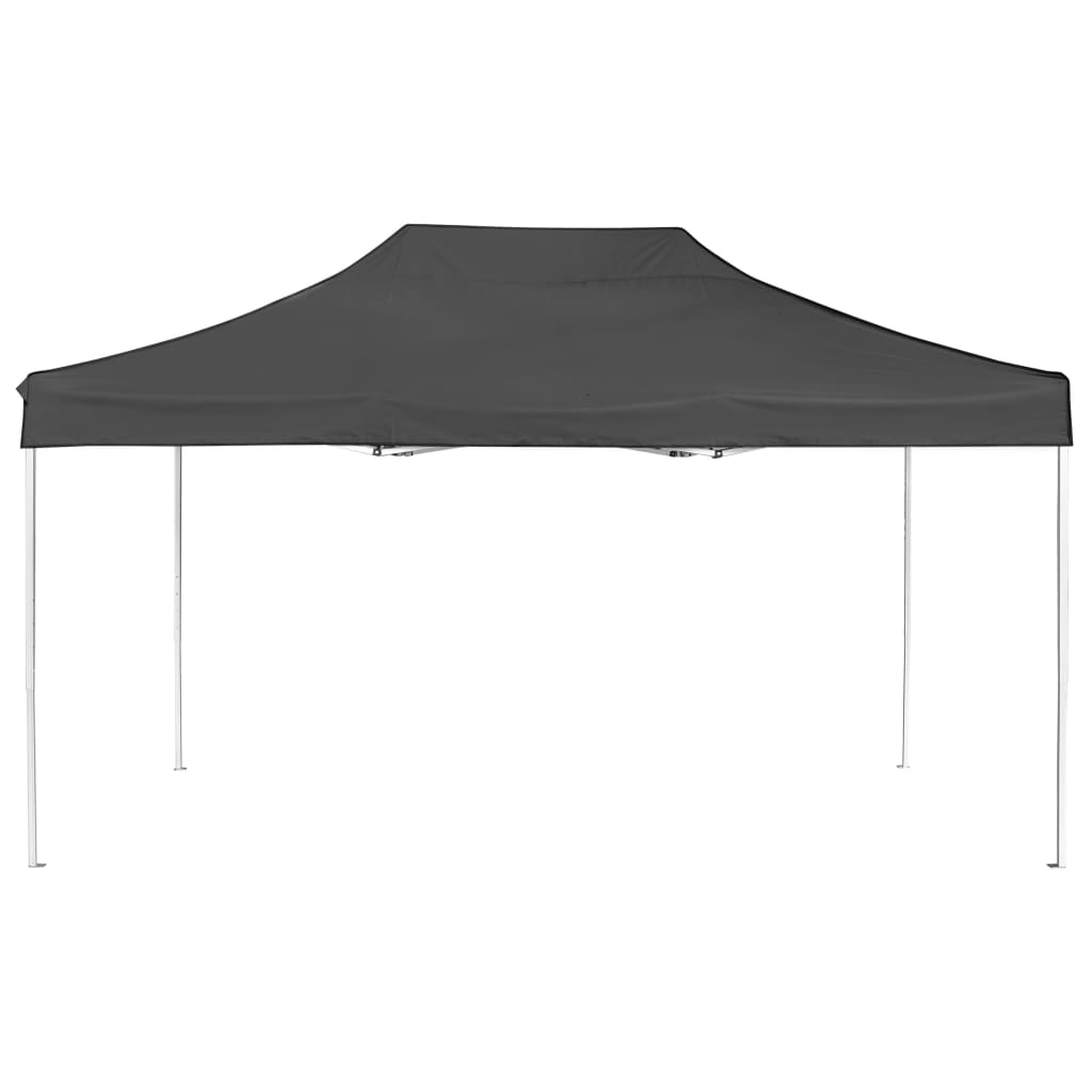 Vidaxl Partytent professionell faltbar 4,5 x 3 m Aluminium -Anthrazit