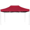 Vidaxl Partytent professionell faltbar 4,5 x 3 m Aluminiumweinrot
