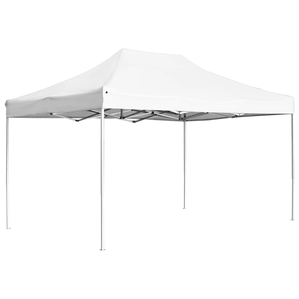 Vidaxl Partytent professionell faltbar 4,5 x 3 m Aluminium weiß