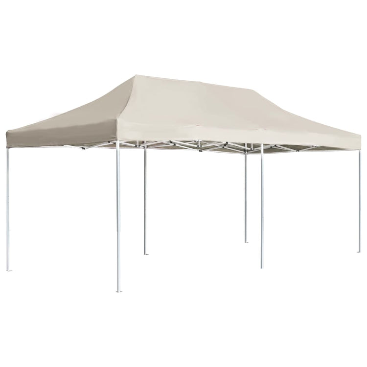 Vidaxl Partytent professionell faltbar 6x3 M Aluminiumcreme