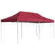 Vidaxl Partytent professionell faltbar 6x3 M Aluminium Weinrood