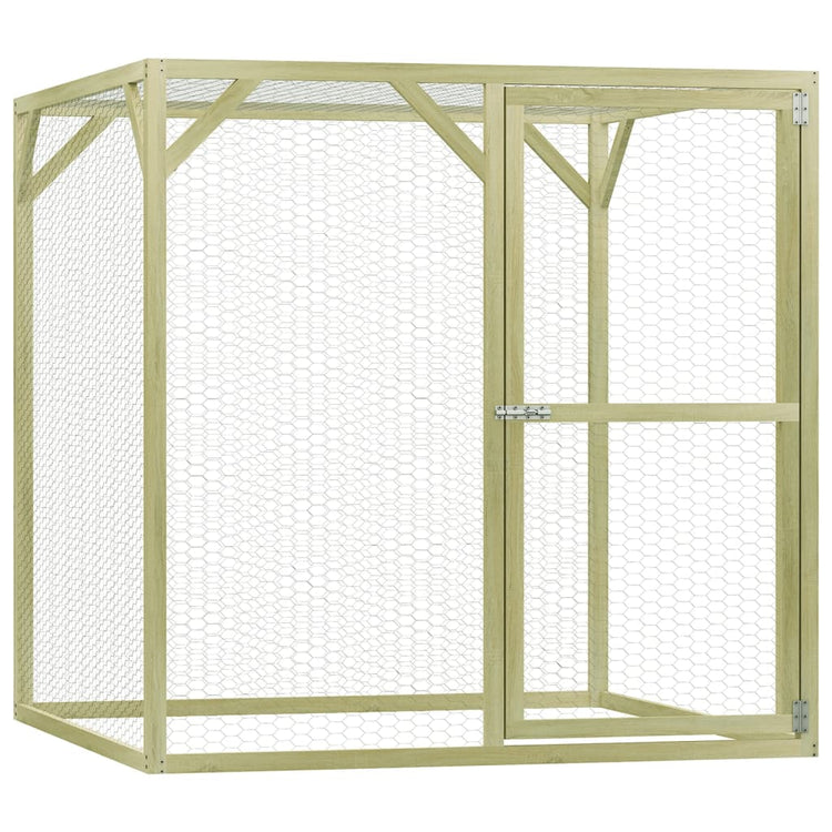 Vidaxl Chicken Coop 1,5x1.5x2 M Stahl