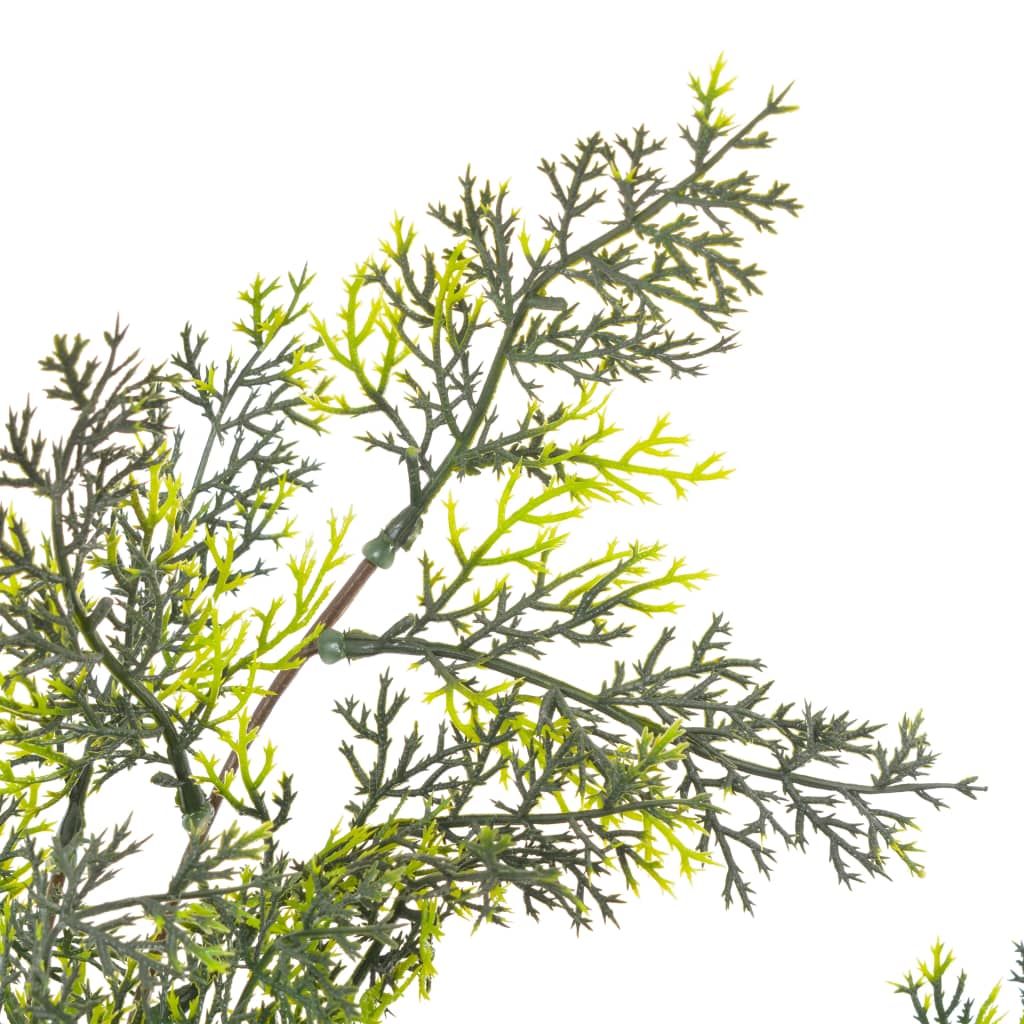 VIDAXL Künstliche Pflanze mit Topf -Cipres -Baum 150 cm Grün