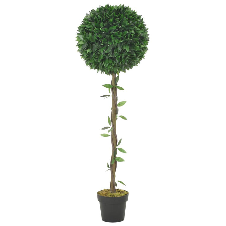 Vidaxl Künstliche Pflanze mit Glasblattblatt 130 cm Grün