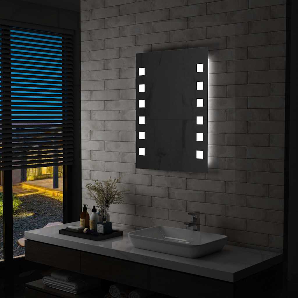 Vidaxl Badezimmerspiegel LED 60x80 cm
