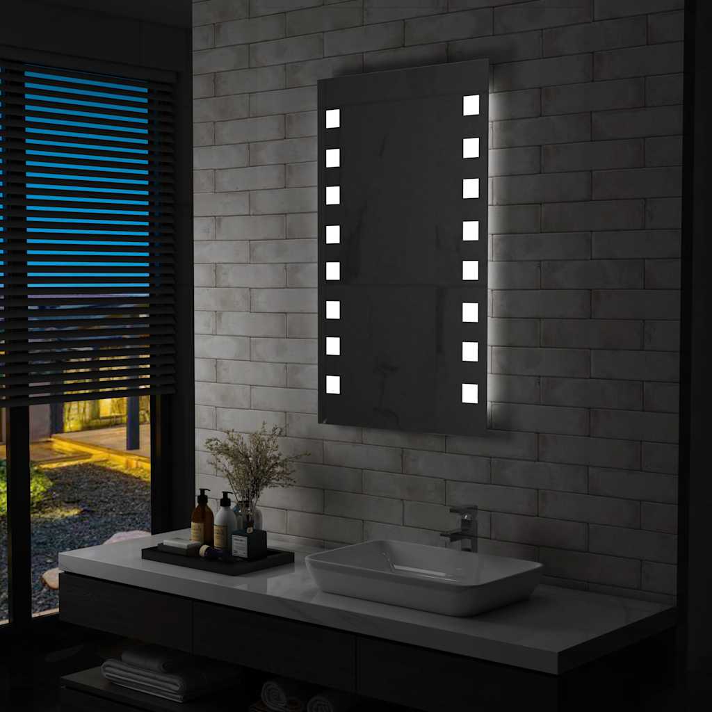 Vidaxl Badezimmerspiegel LED 60x100 cm