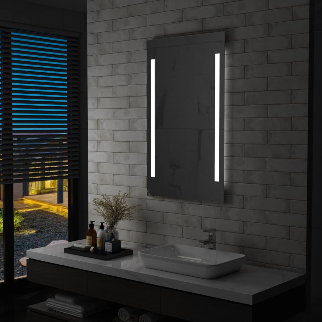 Vidaxl Badezimmerspiegel LED 60x100 cm