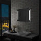 Vidaxl Badezimmerspiegel LED 80x60 cm