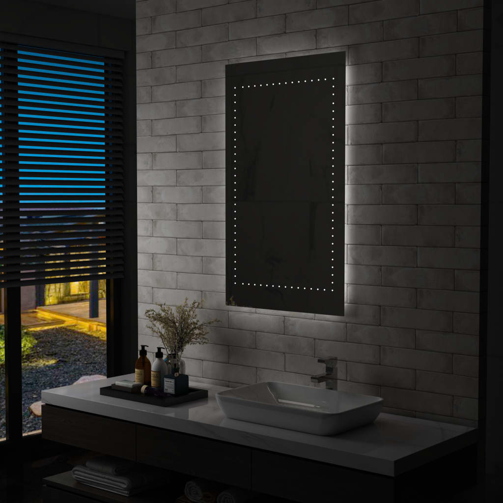 Vidaxl Badezimmerspiegel LED 60x100 cm