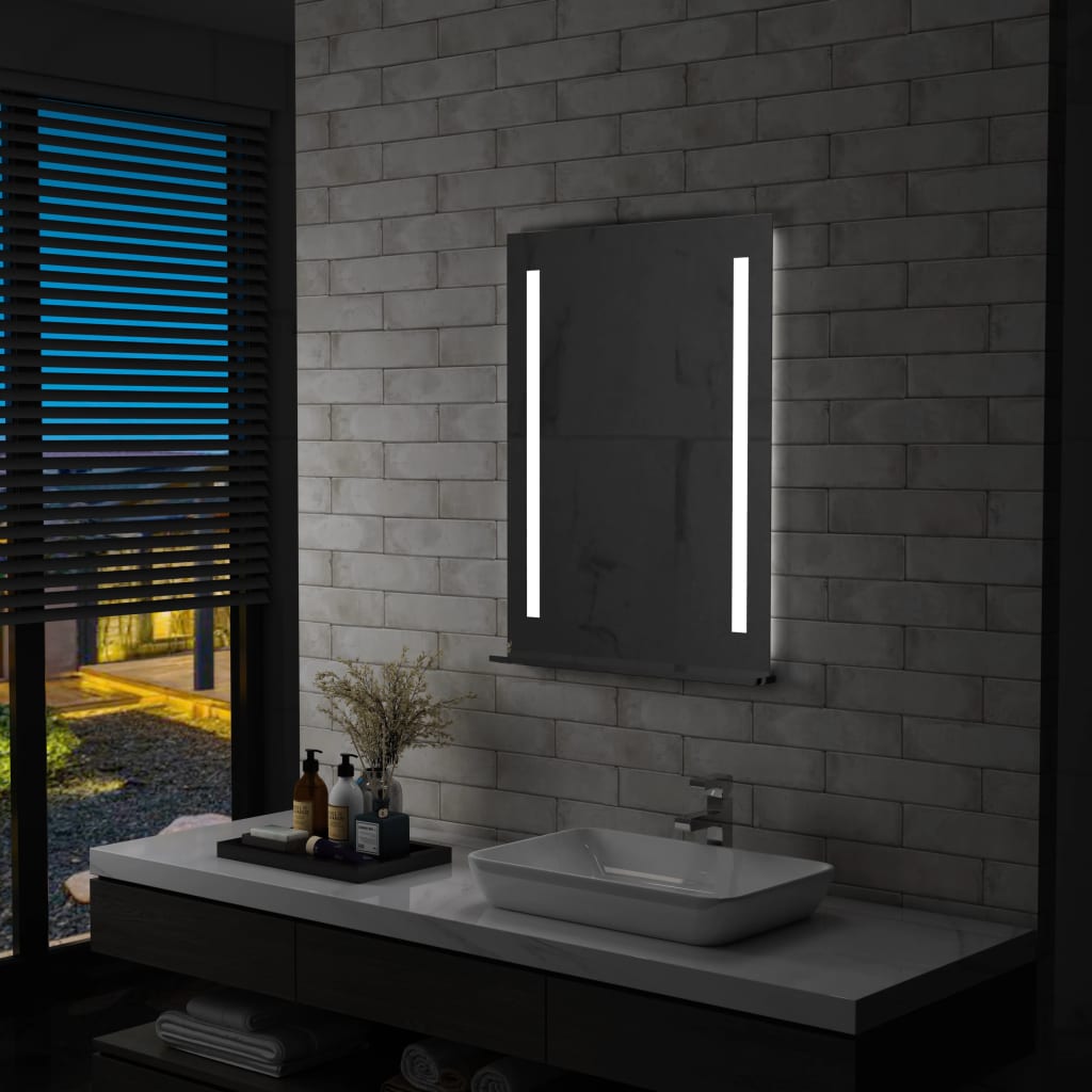Vidaxl Badezimmerspiegel LED mit SCHAP 60x80 cm