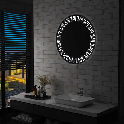 Vidaxl Badezimmerspiegel LED 80 cm