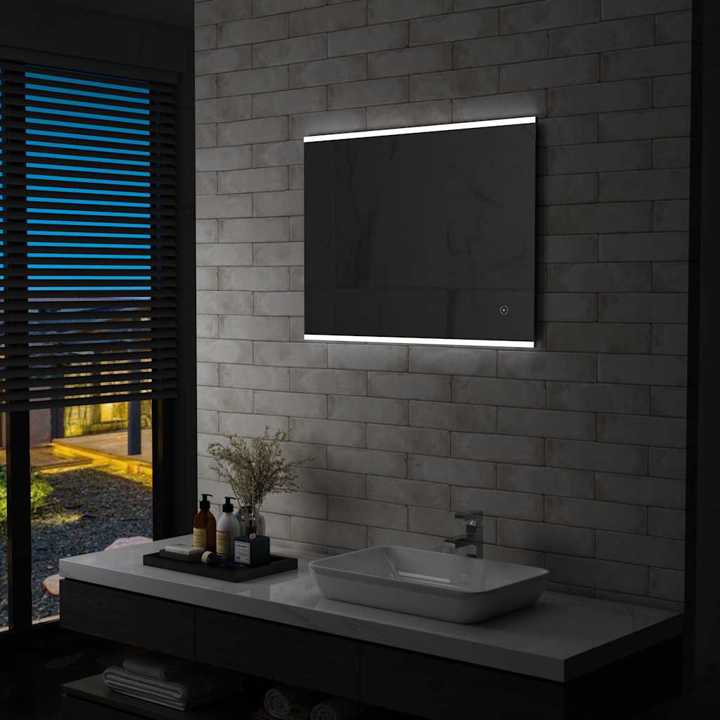 Vidaxl Badezimmerspiegel LED mit Touchsensor 80x60 cm