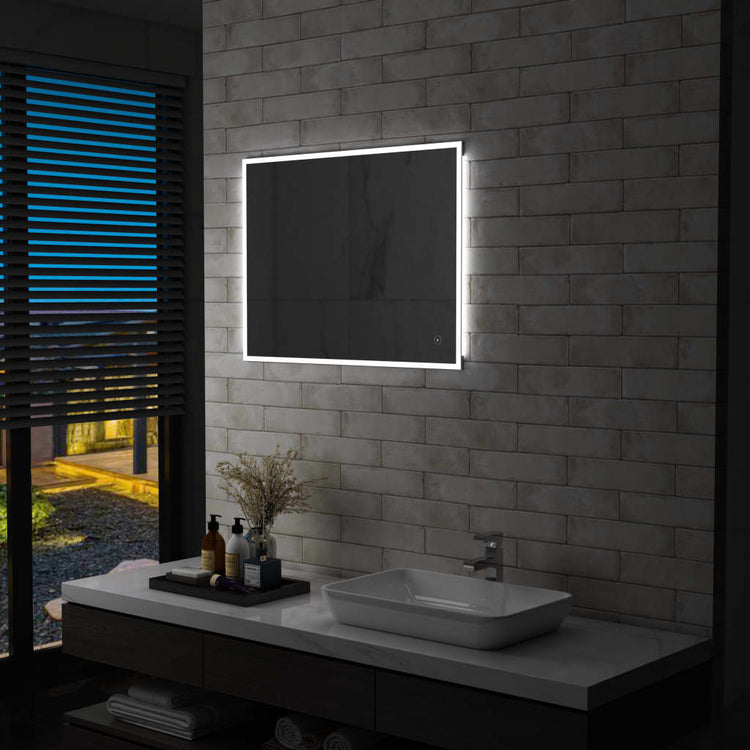 Vidaxl Badezimmerspiegel LED mit Touchsensor 80x60 cm