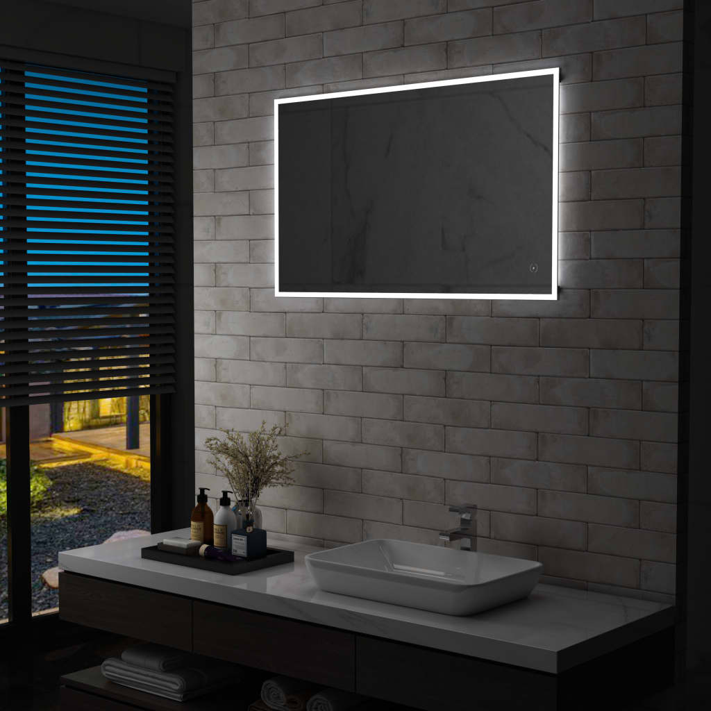 Vidaxl Badezimmerspiegel LED mit Touchsensor 100x60 cm