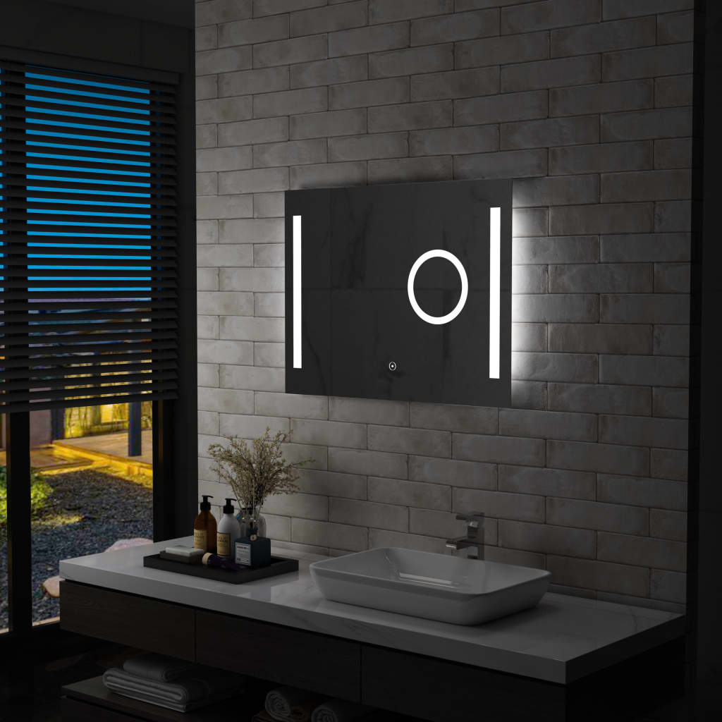 Vidaxl Badezimmerspiegel LED mit Touchsensor 80x60 cm
