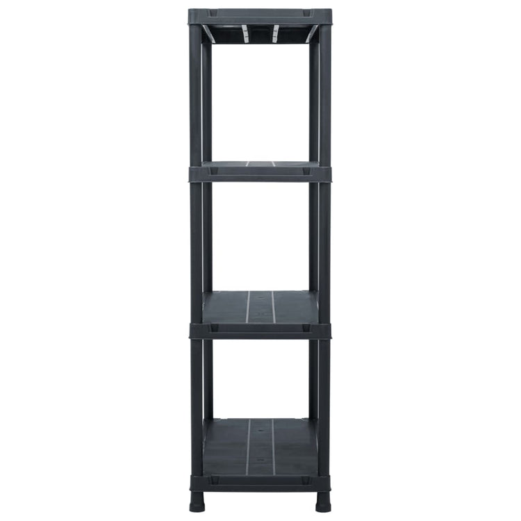 VIDAXL -LAARTRABE 200 kg 80x40x138 cm Kunststoff schwarz
