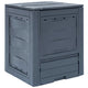Vidaxl -Kompostbehälter 260 L 60x60x73cm Grau