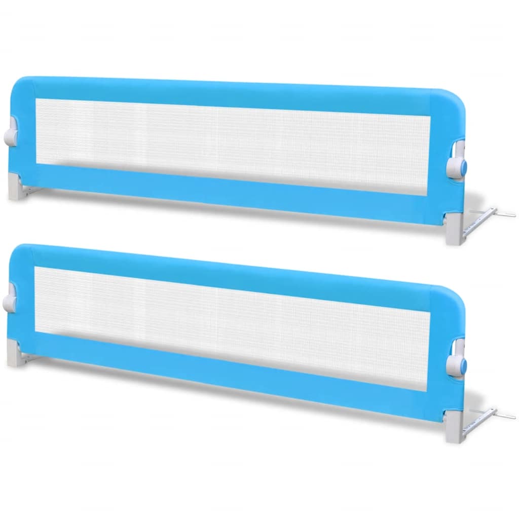 Vidaxl Kinderbetten 2 St 150x42 cm blau
