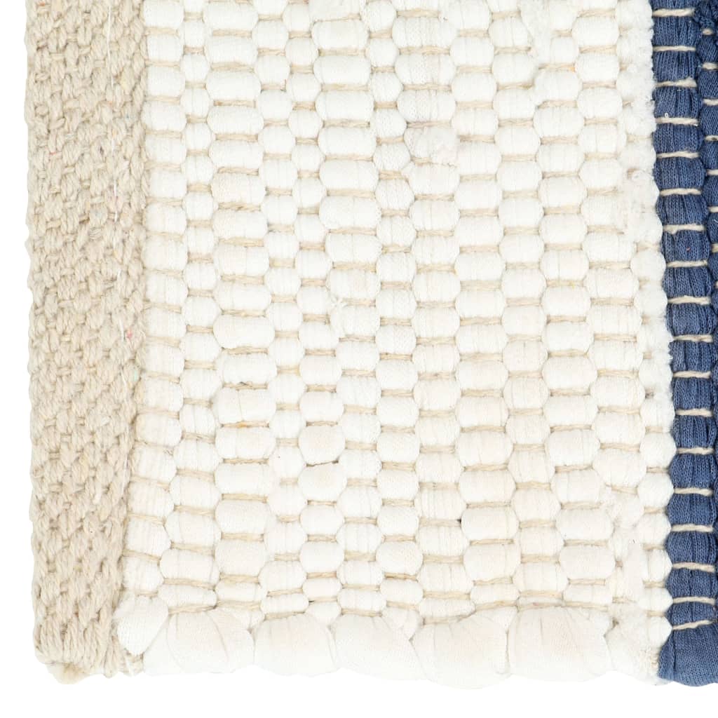 VIDAXL -Taschen 6 St. Chindi gestreift 30 x 45 cm blau und weiß