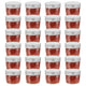 Vidaxl -Marmeladengläser mit silberfarbenen Deckel 24 St 110 ml Glas