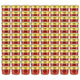 Vidaxxl Marmeladengläser mit goldfarbenem Deckel 96 Stück 110 ml Glas