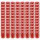 Vidaxl -Marmeladengläser mit roten Deckeln 96 ST 230 ml Glas