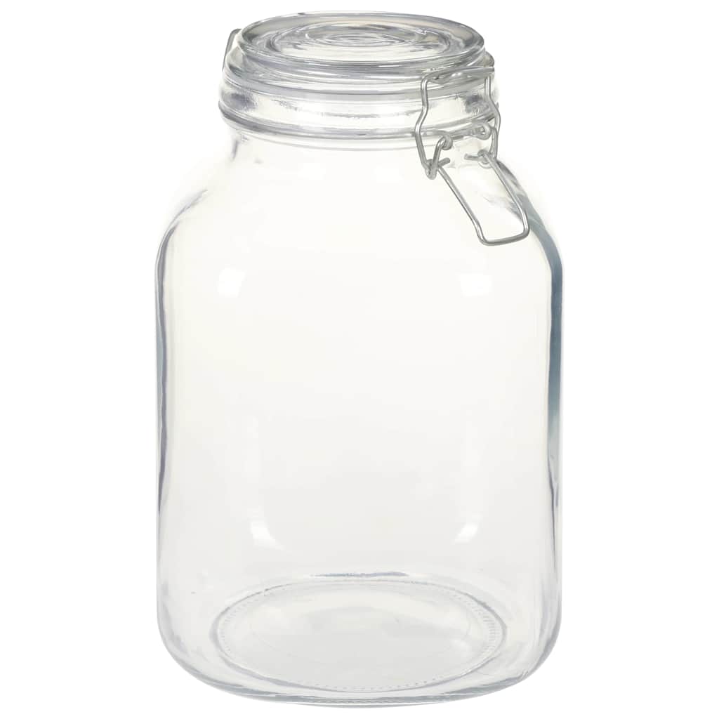 Vidaxl Gläser mit Verschluss 12 Stück 3 l Glas