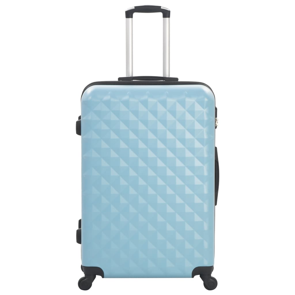 Vidaxl 3-teiliges hartes Gepäckblau