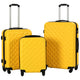 Vidaxl 3-teiliges Hartschalenkoffer-Set ABS gelb