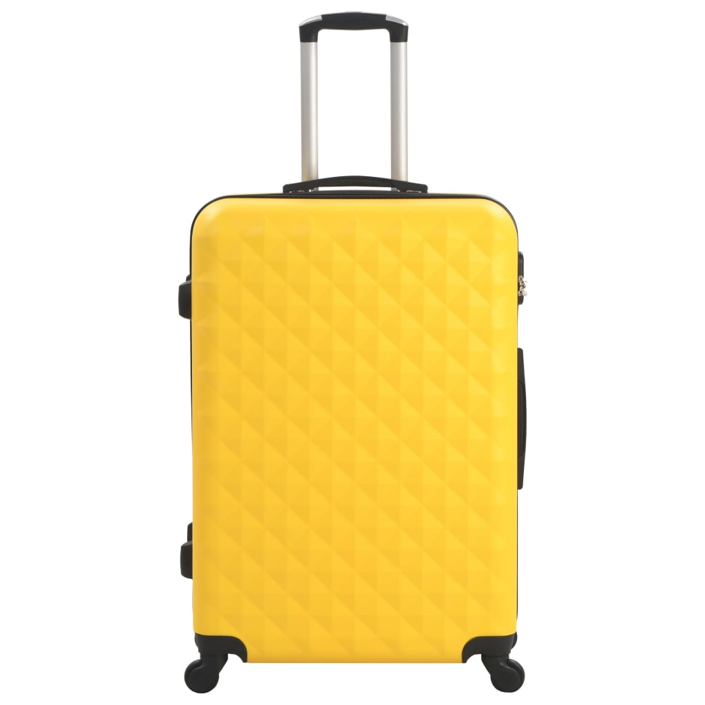 Vidaxl 3-teiliges Hartschalenkoffer-Set ABS gelb