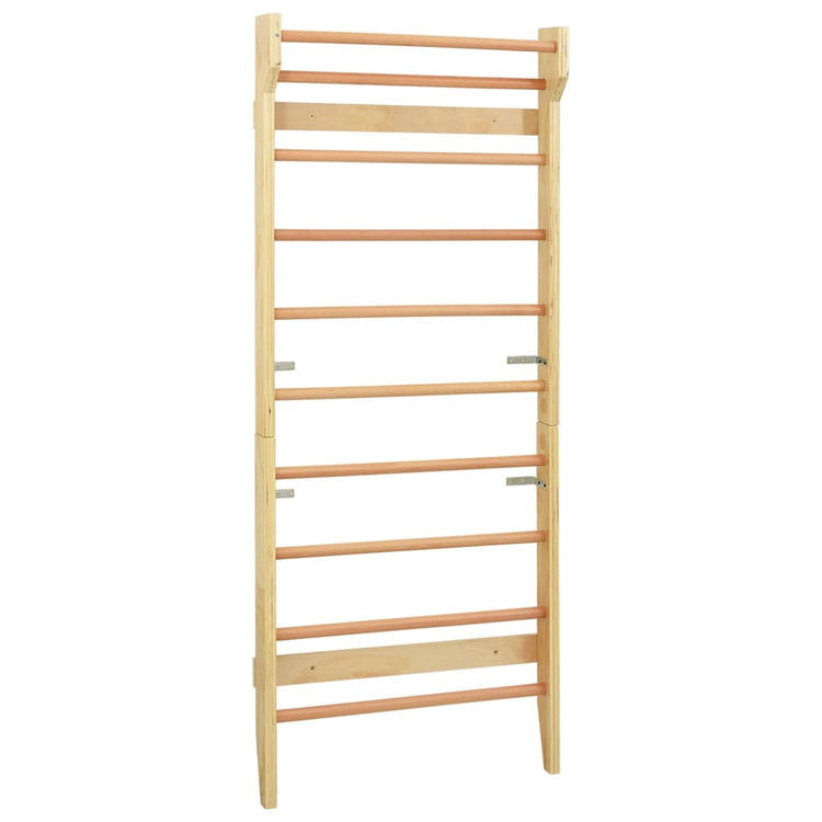 Vidaxl Wandkletterstange 80x15.8x195 cm Holz