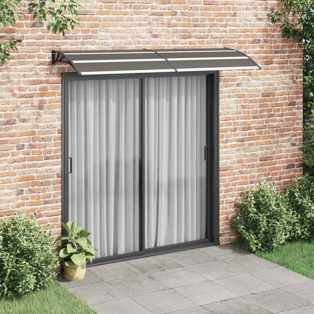 VIDAXL -Tür Banach 240x75 cm PC Schwarz