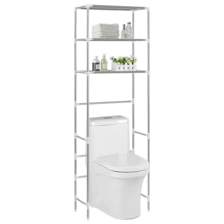 VIDAXL-Speicher für 3-layer 53x28x169 cm silberfarben