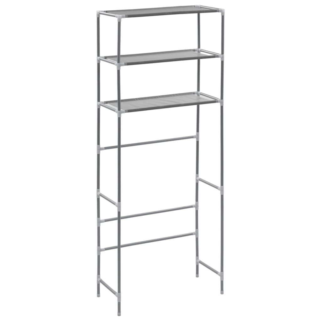 VIDAXL-LAGE ROK für Boven Waschmaschine 3-layer 69x28x169 cm Silber