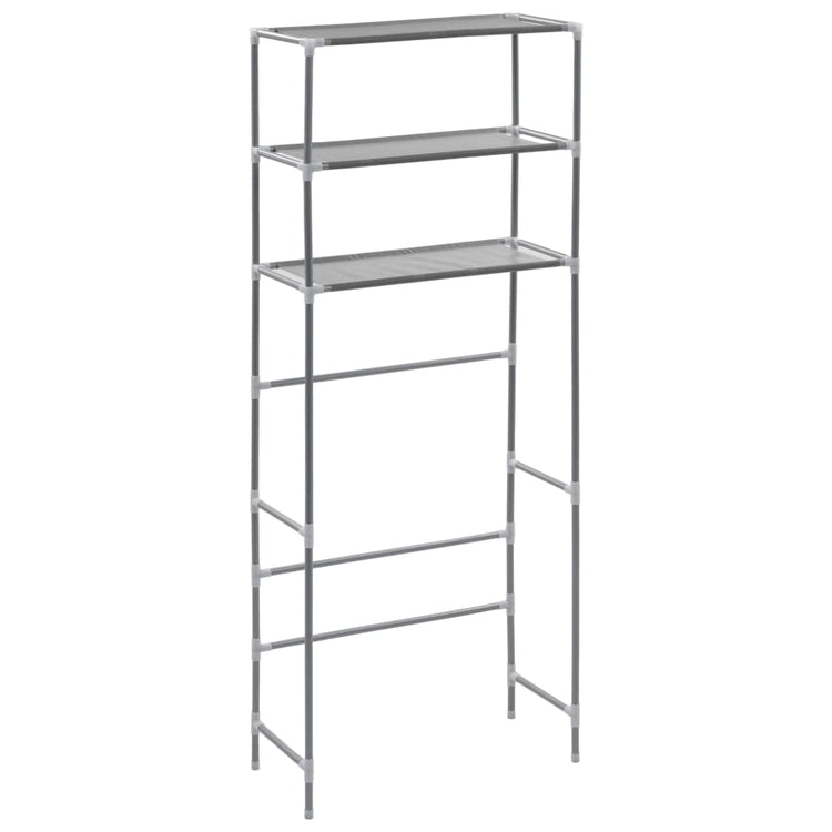 VIDAXL-LAGE ROK für Boven Waschmaschine 3-layer 69x28x169 cm Silber