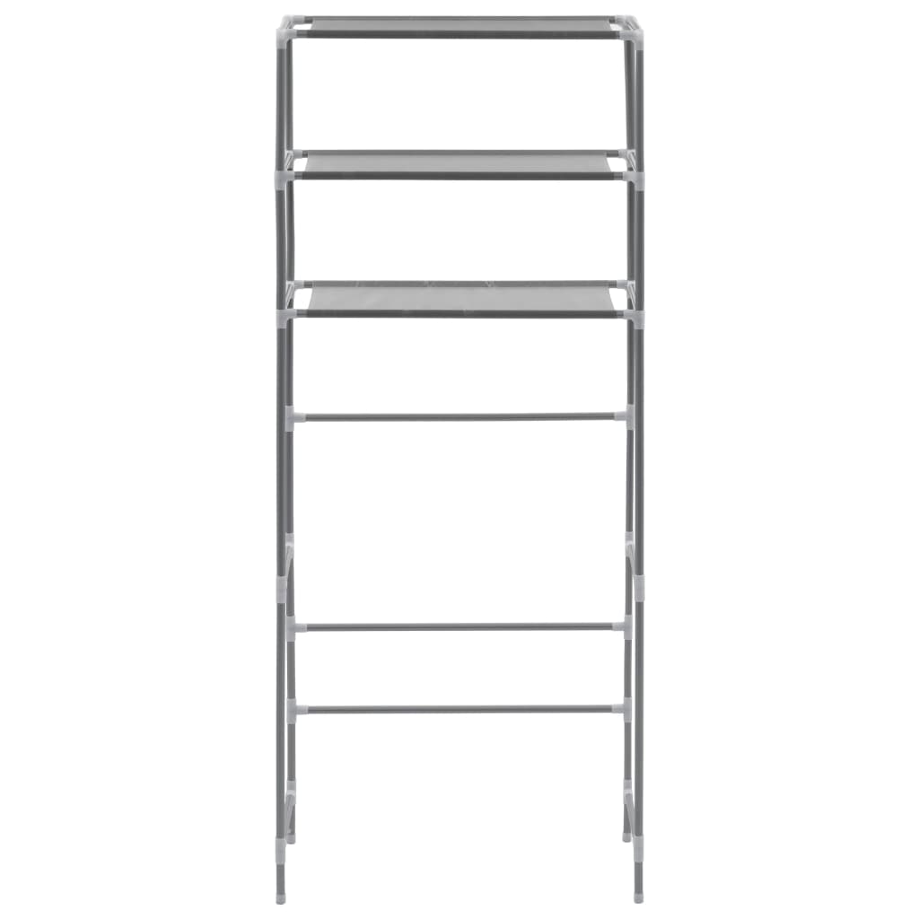 VIDAXL-LAGE ROK für Boven Waschmaschine 3-layer 69x28x169 cm Silber