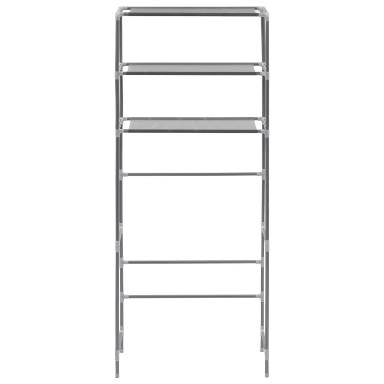 VIDAXL-LAGE ROK für Boven Waschmaschine 3-layer 69x28x169 cm Silber