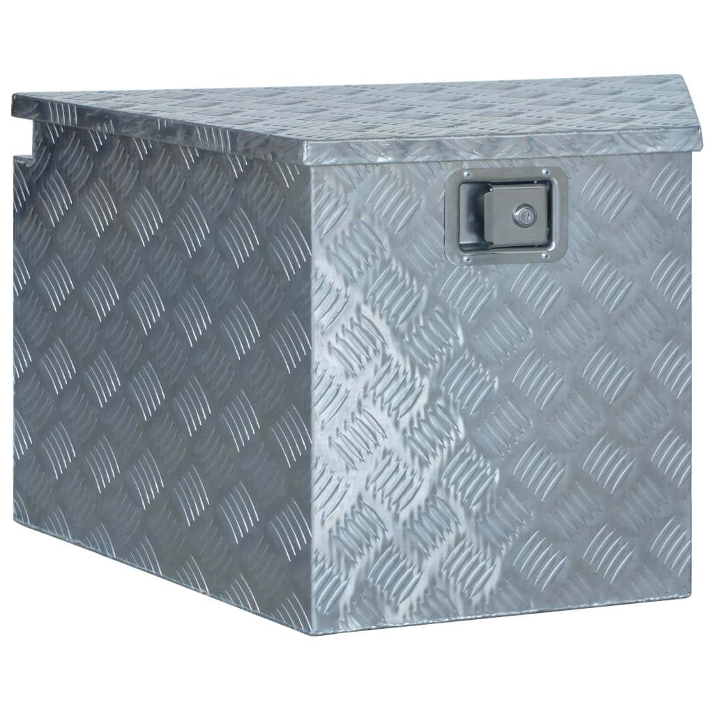 Vidaxl Aluminiumbox 737 381x410x460 mm silberfarben