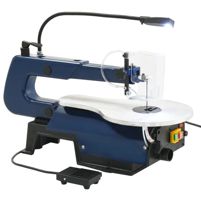 Vidaxl Miggull Saw Machine Elektrik mit Fußpedal und LED -Licht 125 W