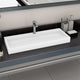 Vidaxl Washbeer 120x46x11 cm Mineralguss Marmorguss Weiß